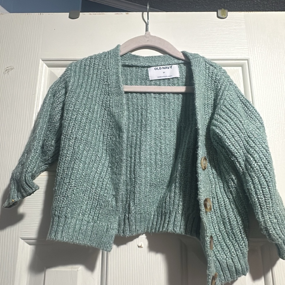Old Navy Women's Mint Cardigan Sweater